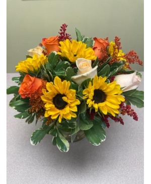 AUTUMN INSPIRATION VASE ARRANGEMENT