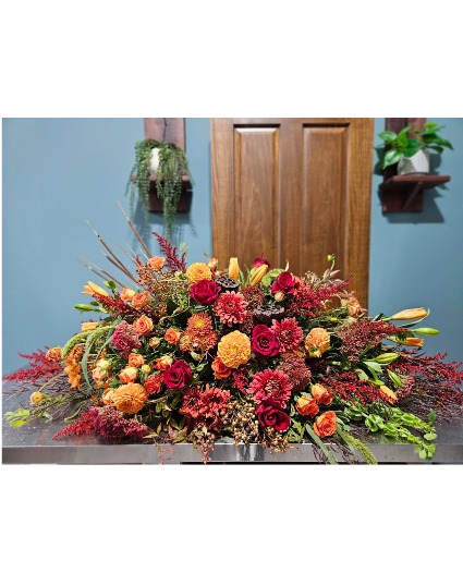 Autumn Memories  casket spray