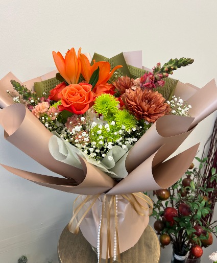 Autumn Orange Bouquet 