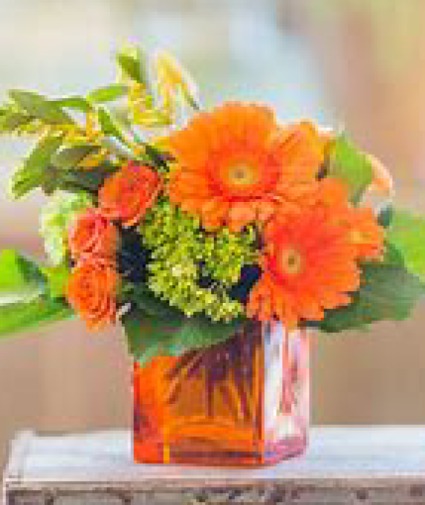 Orange Cheer Floral Arrangement