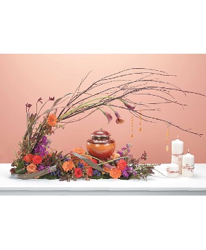 Autumn Reflections Memorial Cremation/Memorial Arrangement