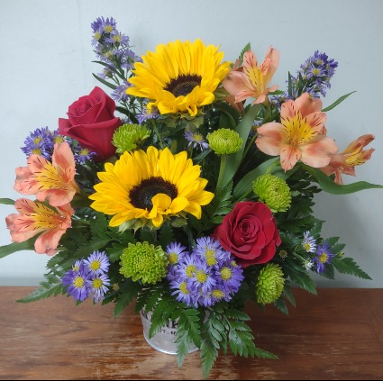 Rustic Garden Fresh Arrangement