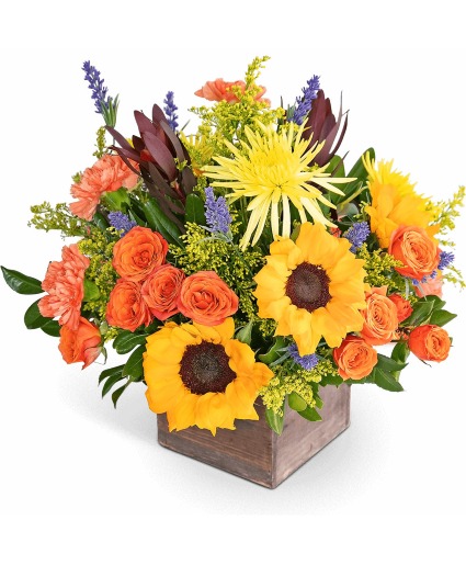 Autumn Sky Flower Arrangement