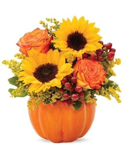 Autumn Sunflowers 
