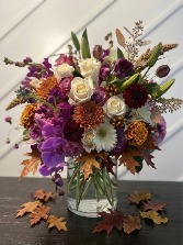 Autumn Symphony Arrangement - fall flowers