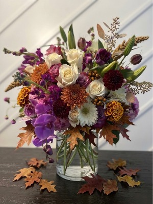 Autumn Symphony Arrangement - fall flowers