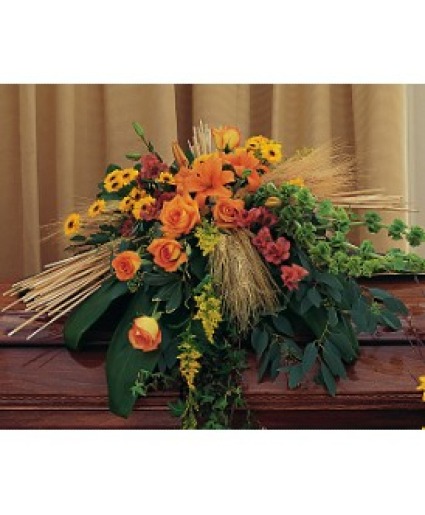 Autumn Tribute Casket Piece 