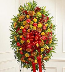Autumn Twilight Tribute Standing Spray 