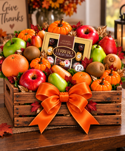 Autumn's Crate of Bounty Call Us for Faster Service & Daily Specials: (915) 303-8500 Text Us to Order Anytime: (915) 505-3708 Your trusted source for Flowers & Delivery in El Paso TX 