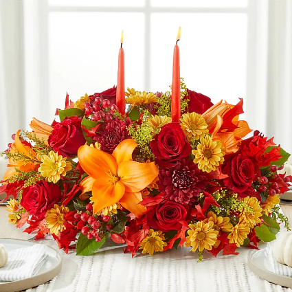 Autumn's Embrace Centerpiece Fall