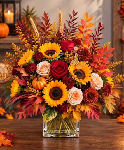 Autumn’s Golden Embrace Call Us for Faster Service & Daily Specials: (915) 303-8500 Text Us to Order Anytime: (915) 505-3708 Your trusted source for Flowers & Delivery in El Paso TX 