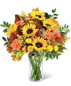 Autumn's Hearty Harvest Vase Arrangement
