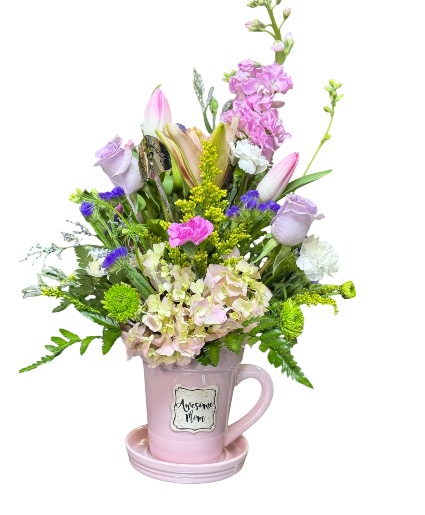 Awesome Mom flowerpot  