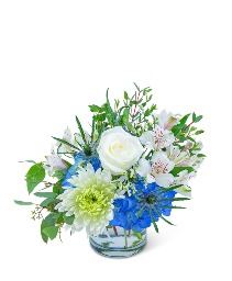 Azure Horizon Floral Arrangement