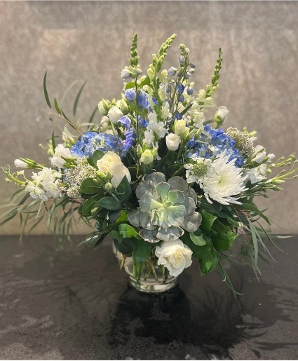 Azure Star Bowl Arrangement
