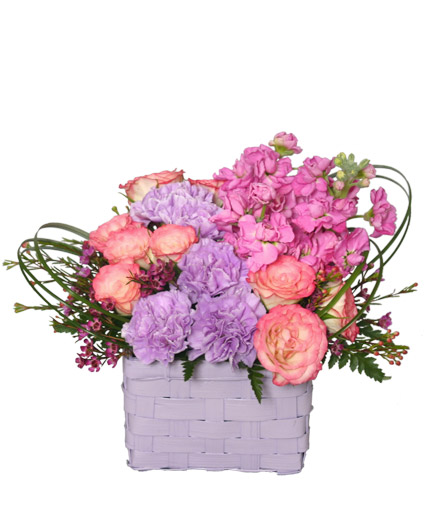 I LIKE LILAC BASKET Arrangement