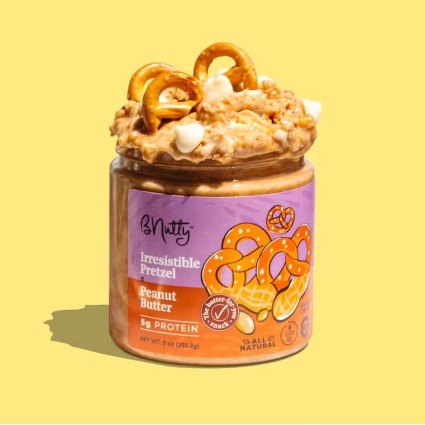B Nutty Irresistible Pretzel Peanut Butter  