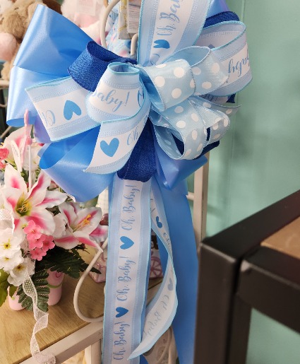 Baby Announcement Bows 25.00 pick up order only