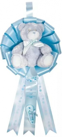 Baby Birth Announcement Ribbon Hanging Display Piece