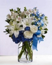 Baby Blue New Baby Flowers