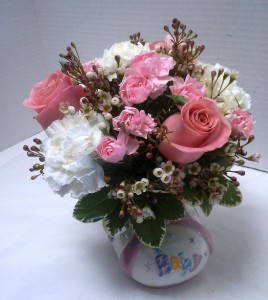Baby Boot Baby Arrangement