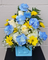 Baby Boy Block  New Baby