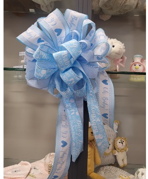 Baby Boy Bow New Baby