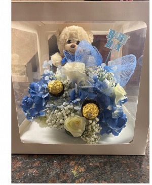 Baby boy Joy in a box  
