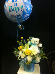 baby boy arrangement 