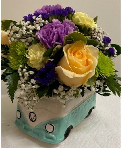 Baby Boy Van New Baby Flowers