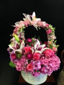 Baby girl basket 
