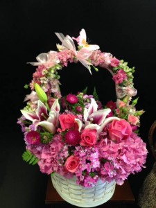 Baby girl basket 