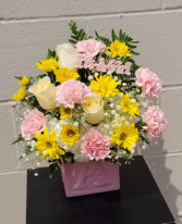 Baby Girl Block New Baby