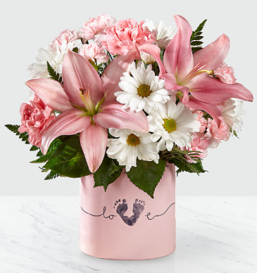 Baby Girl Tiny Miracle Bouquet in Canon City, CO | TOUCH OF LOVE FLORIST AND WEDDINGS