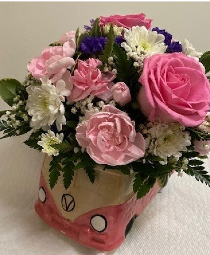 Baby Girl Van New Baby Flowers
