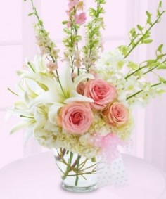 Baby Girl Vase arrangement 