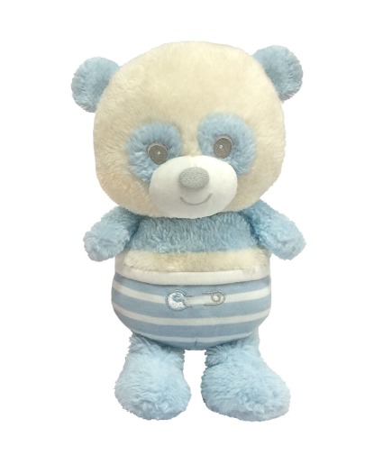 Baby Panda (Blue) 7 in. sitting 