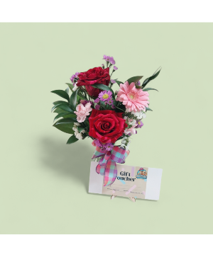 Baby Ruthies (restaurant)gift cert and flower comb Vase 