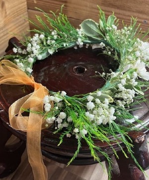 Baby's Breath Crown Wedding