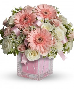 Baby's First Block  Arrangement 