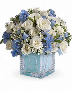Baby's First Block by Teleflora - Blue 