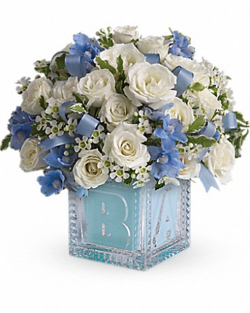 Baby's First Block by Teleflora - Blue 