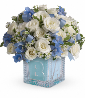 Baby's First Block by Teleflora - Blue T34-2