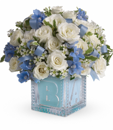 Baby's First Block by Teleflora - Blue T34-2