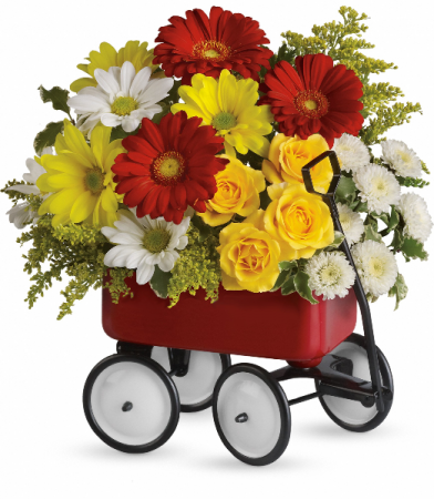 Baby's Wow Wagon  Fresh Arrangement
