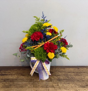 Back to School Mug Flower arrangement