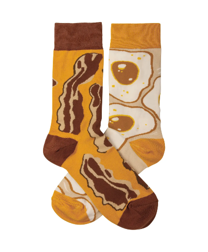 Bacon and Eggs Socks 