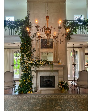 Balcony/Fireplace Wedding