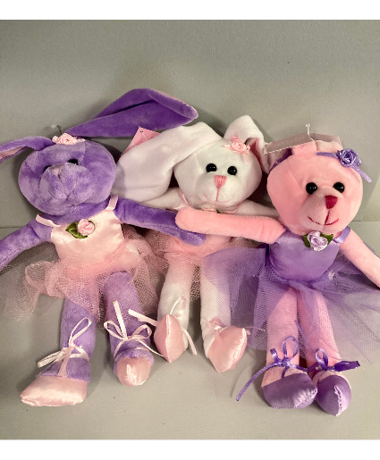 Ballerina Bunnies Plush Animal