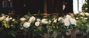 Banister Decor  Reception Flowers